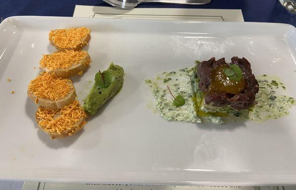 AACT Prostart Culinary Dinner April 2024- beef tartare