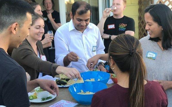 Team building with a side of chips and guac