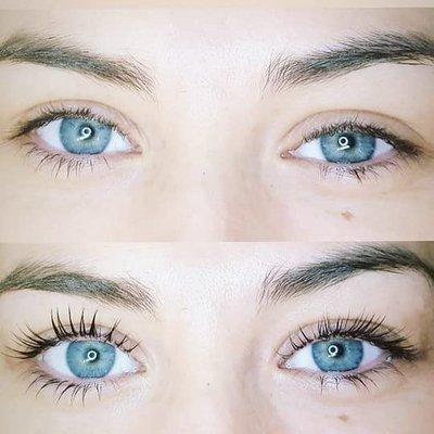 We offer lash lift & tint.