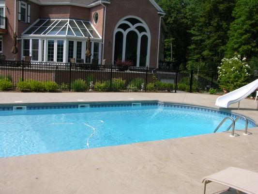 Custom pool installation