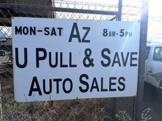 Arizona U-Pull & Save