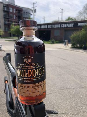 Limited Edition Spaulding's Coffee Liqueur.