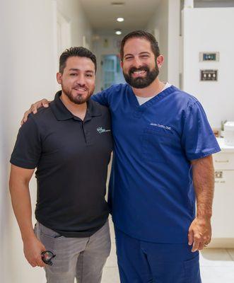 Cesar (Geek Dental Marketing) with Dentist Dr Cutino