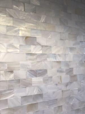 Backsplash- mother of pearl