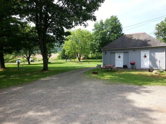 A view of Cabins 1 and 2