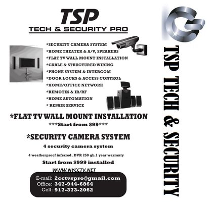 tsp tech & security security camera system