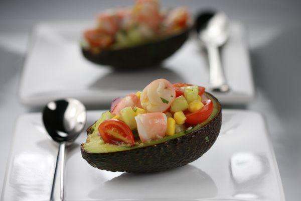 Avocado and Seafood Salad Marco Porceddu Catering Private Chefs