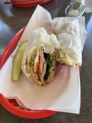 Chicken Caprese Sandwich