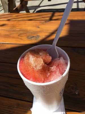 Root Beer and Cotton Candy in the Brain Freeze size cup (that's the largest!)