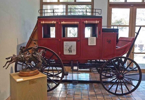 Restored stagecoach