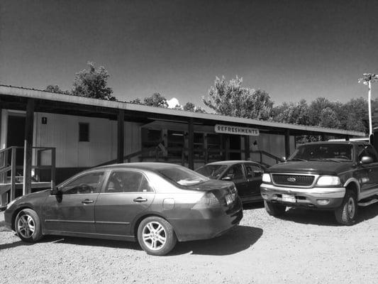 Concession stand in the pits