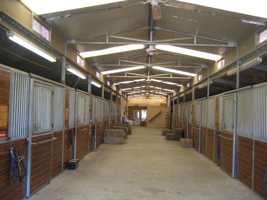 Main horse barn, but we 2 others, plus loads of run in's for pasture boarders too!