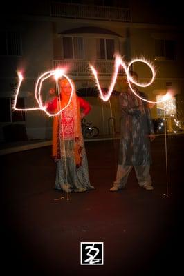 Low Light / Long Exposure / Wedding sparklers