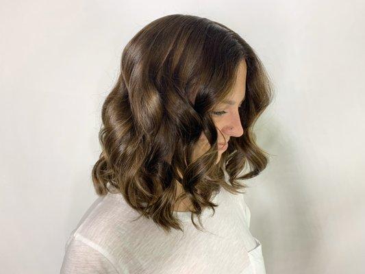 Fall Balayage and cut by Chardá