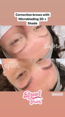 Microblading + Shading correction