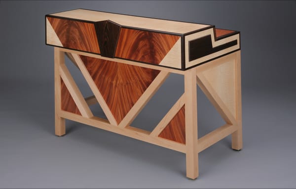 Custom Wood Desk by Krantz Design in Wisconsin