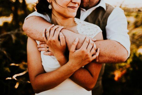 Sandia Mountains outdoor wedding.