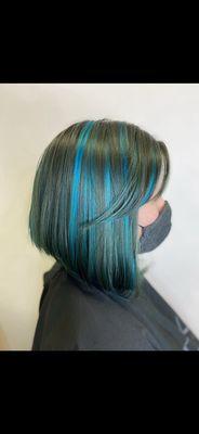 Cut and vivid color