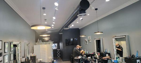 Inside salon