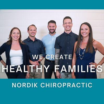 Our Chiropractors and friendly staff, here at Nordik Chiropractic, Jupiter, FL.