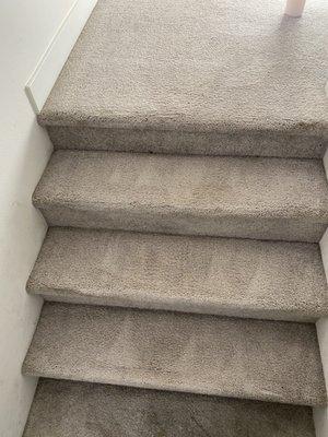 Cleaned stairs