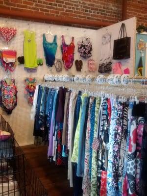 Lots of swim wear and skirts!