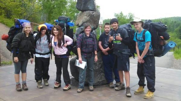 Hiking Field Trip for Northwest Passage High School Students