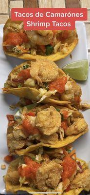 Shrimp, tacos