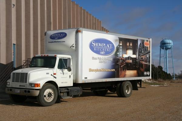 Showplace cabinets are safely delivered and professionally installed in your home.