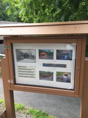 Information sign at the viewing platform