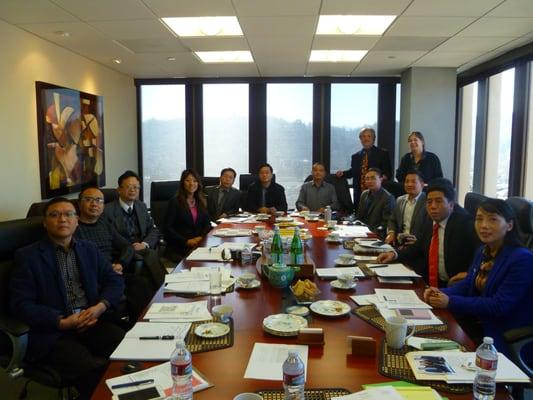 Szechwan China IP Officials meet at Green & Green