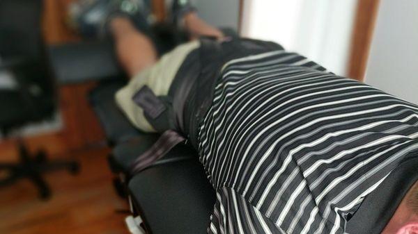 Spinal decompression of low back