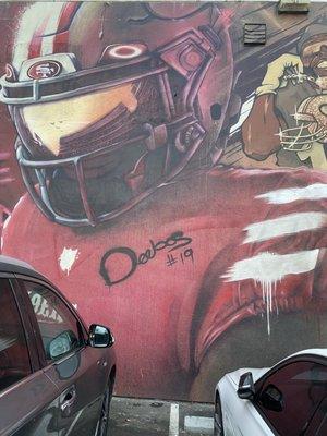 Here come Deebo! @Deebo Samuel Mural WR #19 49ers! San Jose CA Sat 9/16/23