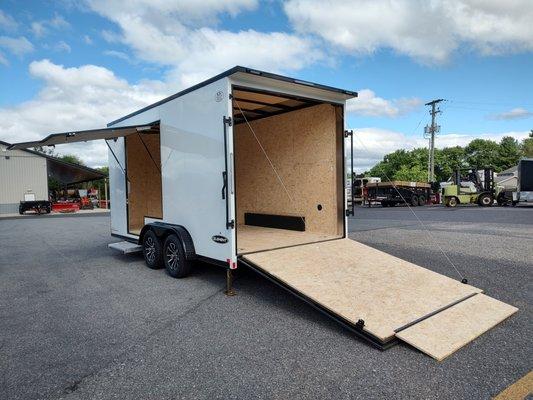 Look UTV Cargo Trailer with special get out door.