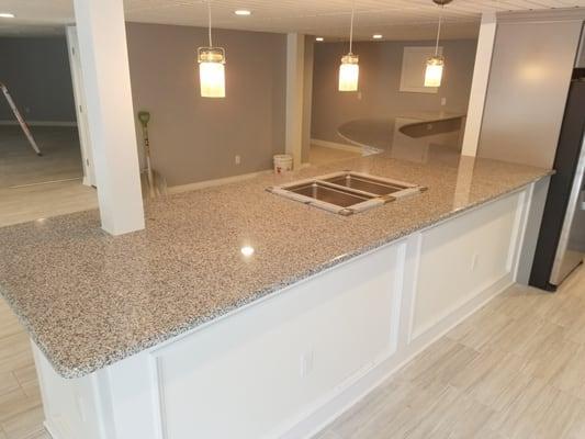 Basement Kitchen Island