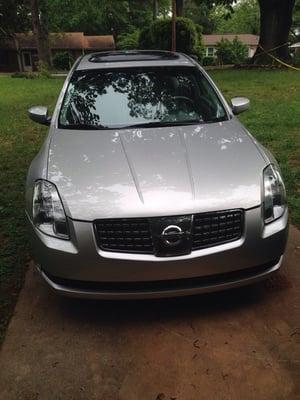 My 2004 Nissan Maxima after repairs.