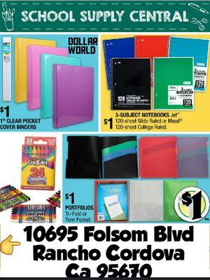 Visit -- DOLLAR WORLD FOR BACK TO SCHOOL