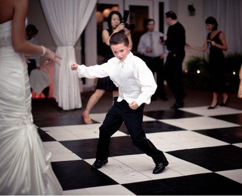 Little Brent cutting a rug!