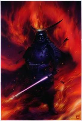 Samurai Darth Vader by Tsuneo Sanda