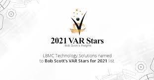 LBMC Technology Solutions named 2021 Top VAR. Business technology solutions and business technology consulting