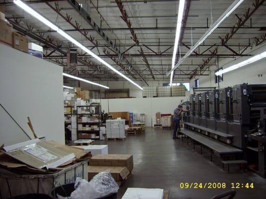 Main printing warehouse