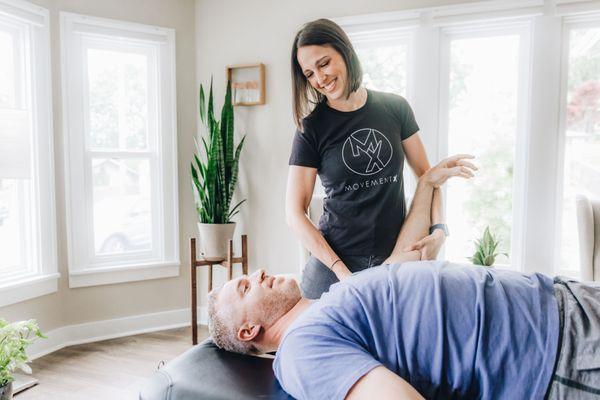 Our physical therapists can come to you! Turn your living room into your own private PT clinic.