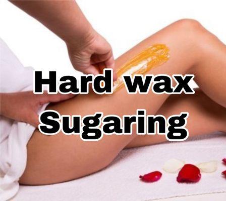 Get your body hair removed with hard wax or sugar wax