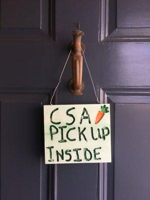 Join our CSA and get local produce (while supporting a small farm) May-October. Visit our website for more details.