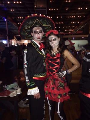 Day of the Dead Jazzfest party.