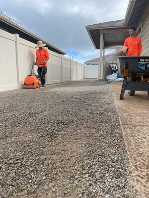 Prepping yard for turf