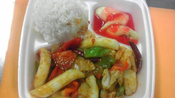 Kung Pao Rice Cake