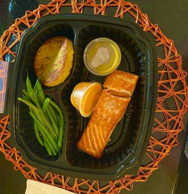 take out - seared salmon