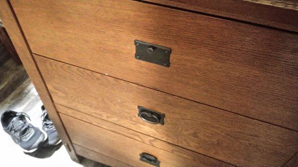 Broken dresser pulls