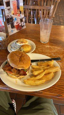 Very very tasty the little tea breads corn muffins were very yummy. Chicken was really moist and tender